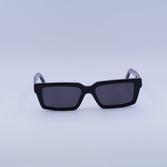 Off-White OERI13A WARREN 1007 Sunglasses Black Rectangle Frame, Grey Lenses main image 6